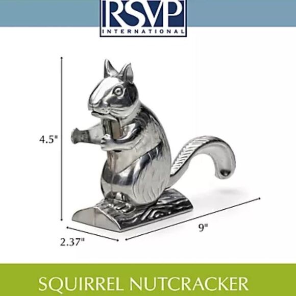 Squirrel nutcracker cast aluminum squirrel gift 🐿️ - Picture 4 of 6